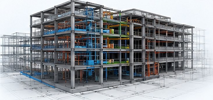 Architectural, structural and MEP BIM modeling services model