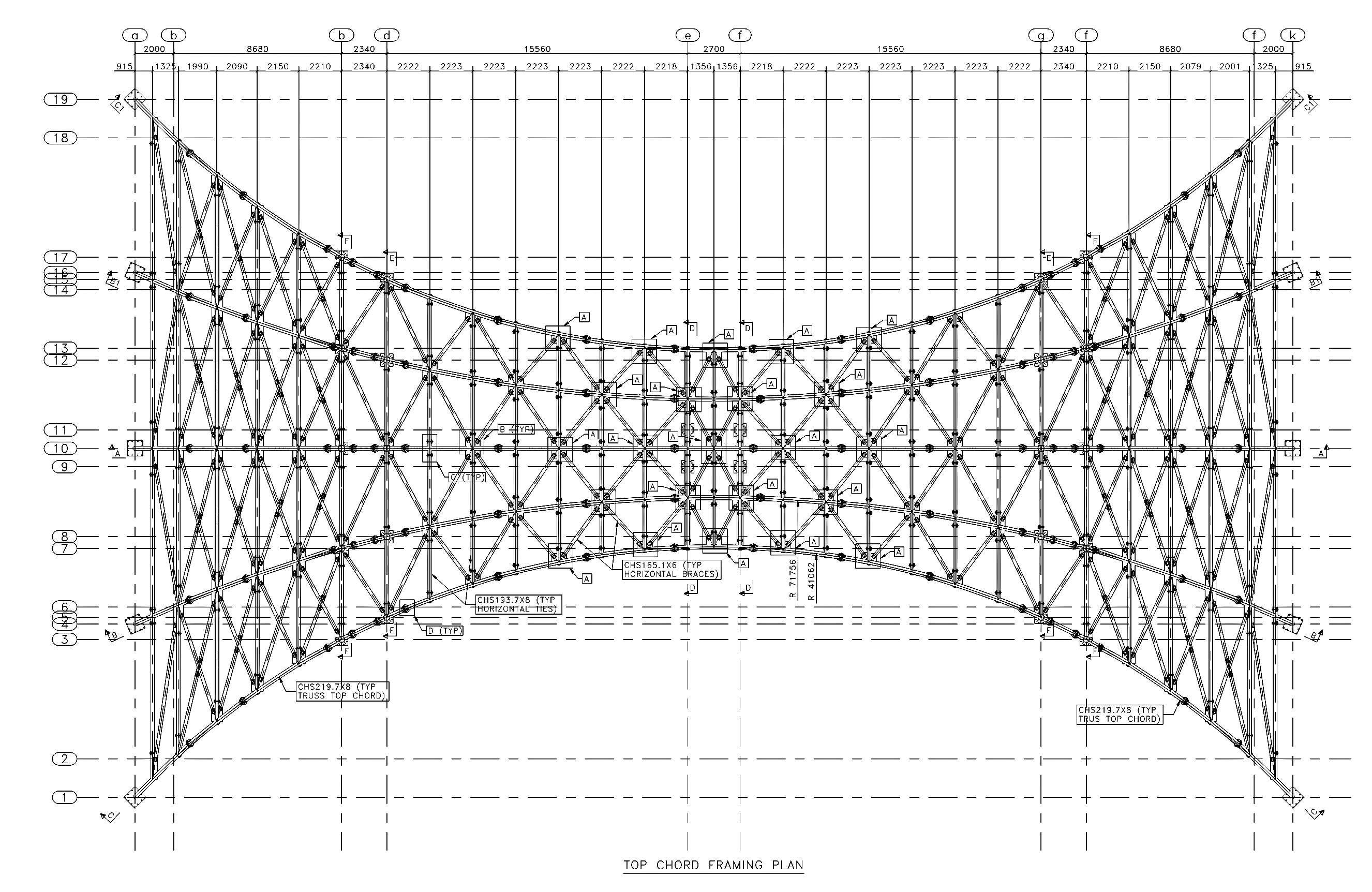 Raipur steel skywalk plan drawing