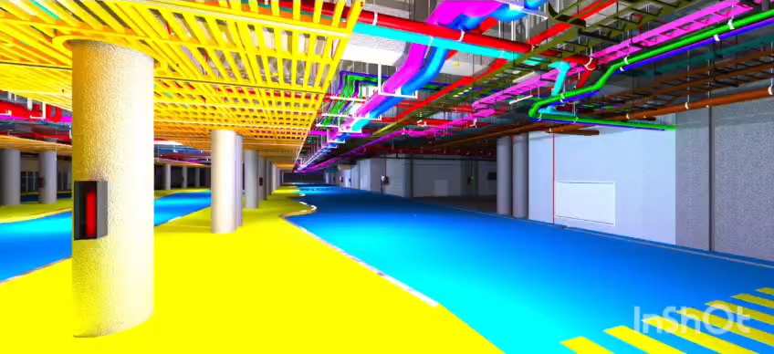 BIM visualisation and coordinated MEP services